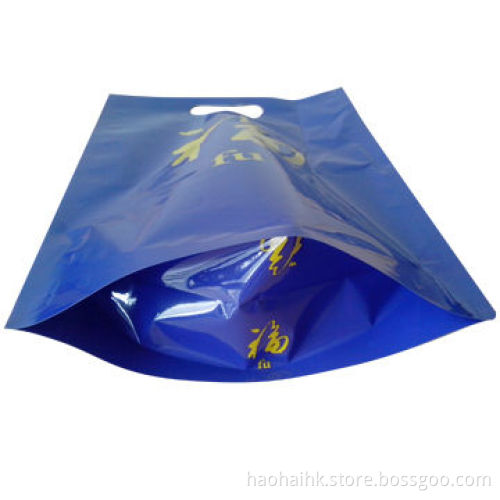 Recycled Shopping/HDPE Organ Plastic Handle Bag, Suitable for Clothing or Gift Packaging